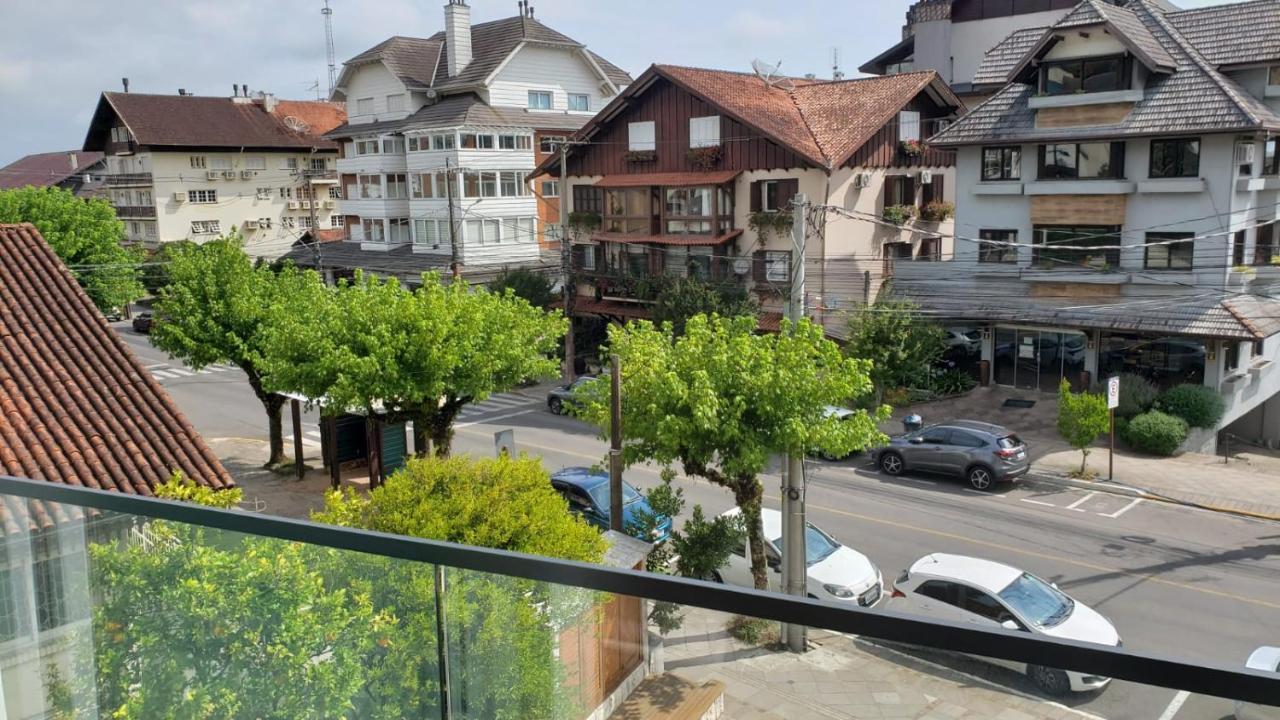 Apto Centro Gramado Bagian luar foto